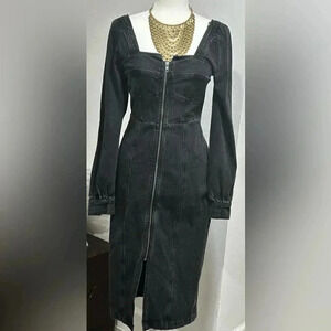 Future Collective Denim Dress‎ Size 4
